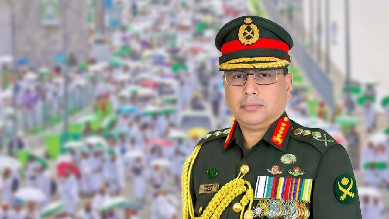 সস্ত্রীক হজ পালনে সৌদি গেলেন সেনাবাহিনী প্রধান ওয়াকার-উজ-জামান