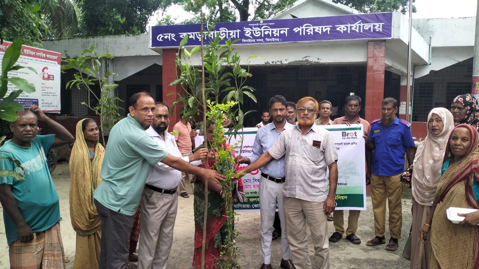 ঝিনাইদহের কুমড়াবাড়িয়ায় ১,০২৫টি ফলজ ও বনজ বৃক্ষ রোপণের উদ্বোধন