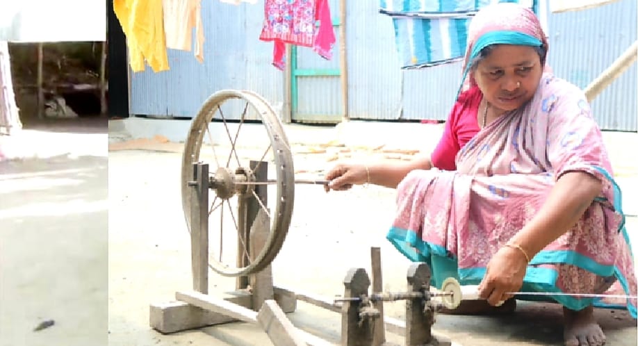 কালীগঞ্জে দুর্দিনে তাঁতিরা