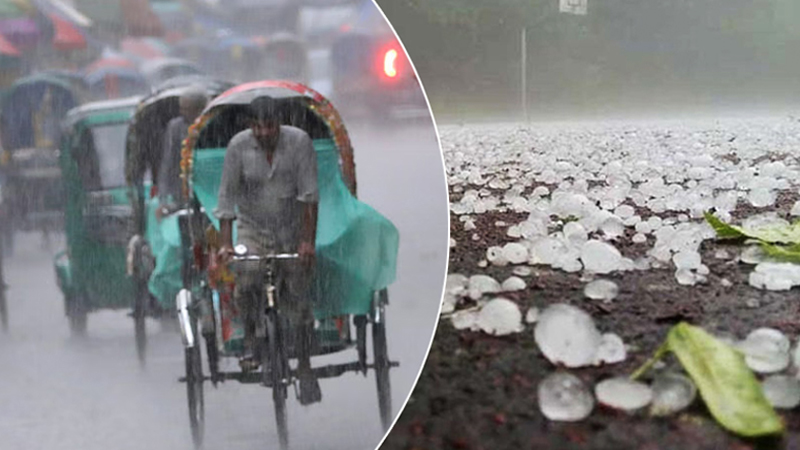 সকালের মধ্যেই ঝড়ের আশঙ্কা, বজ্র ও শিলাবৃষ্টি হতে পারে যেসব অঞ্চলে