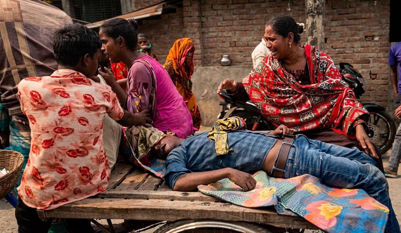 মহেশপুরে পাখি ভ্যান-ট্রাক্টর সংঘর্ষে ভ্যানচালক নিহত, আহত ২