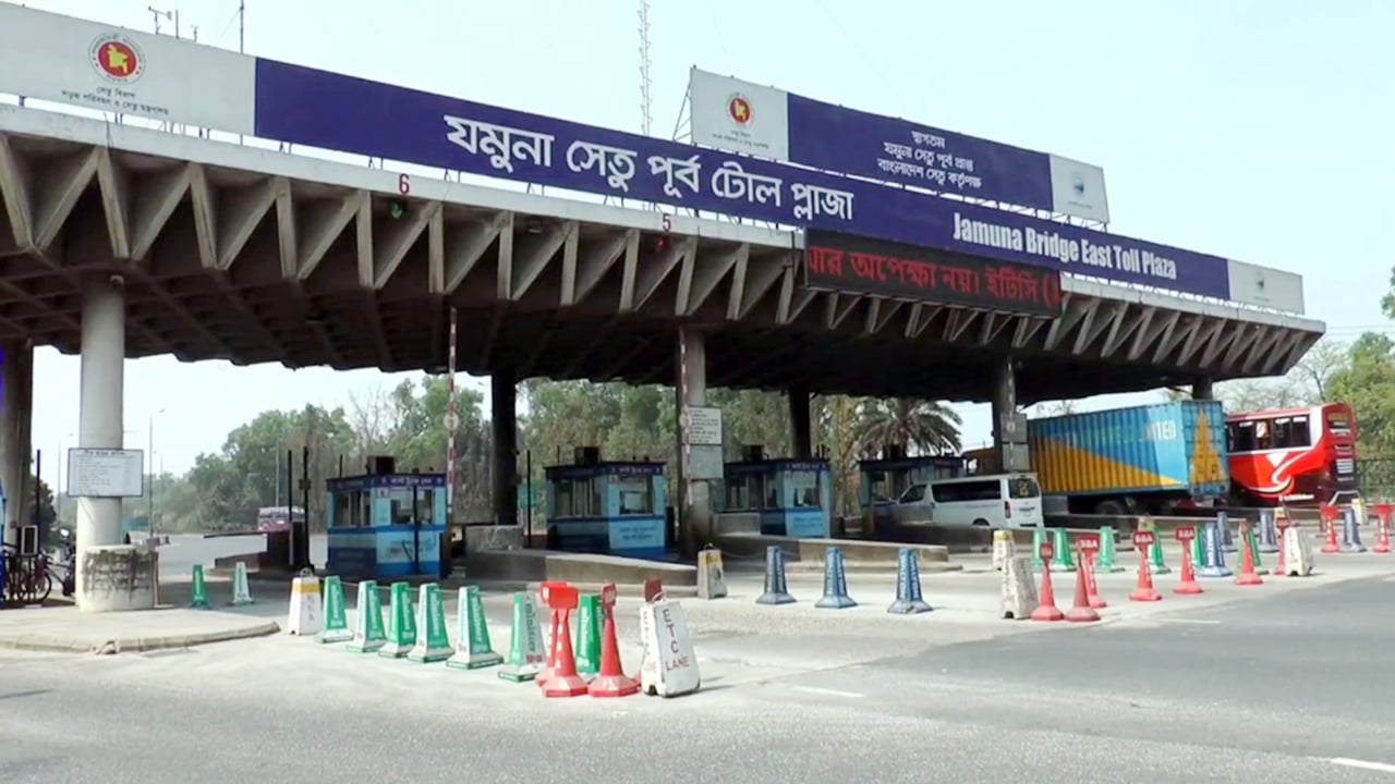 যমুনাসেতু দিয়ে এক দিনে ৪৭ হাজার যানবাহন পারাপার