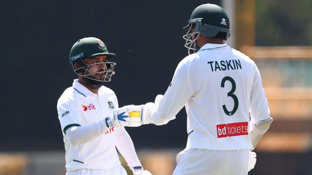২১৯ রানের লিড নিয়ে মধ্যাহ্নভোজে বাংলাদেশ